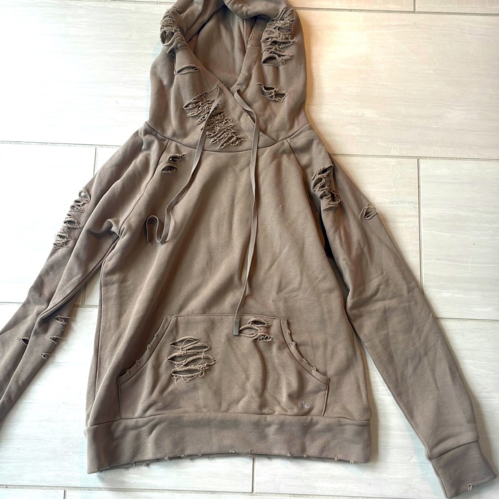 Alo Beige Hoodie